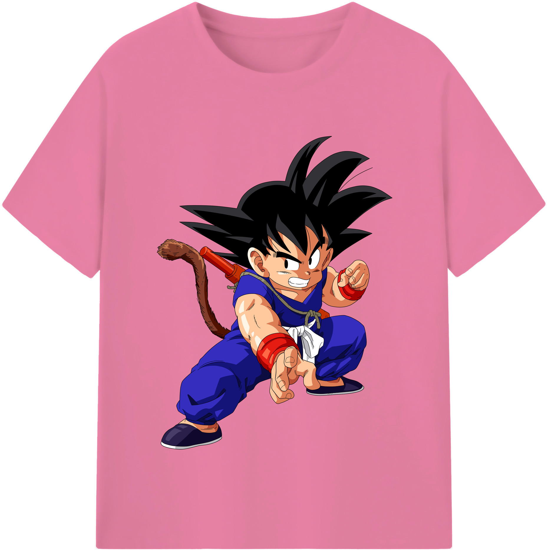 （画像用） ドラゴンボール 孫悟空（そん ごくう）Son Goku カカロット DRAGON BALL Kakarotto 綿100％半袖Tシャツ（フロントプリント）